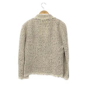 CHANEL 04A ココマークチェーンボタン ツイードジャケット テーラード シングル コサージュ付き 40