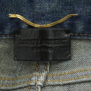 SAINT LAURENT PARIS スキニーデニムパンツ ジーンズ 24 インディゴ