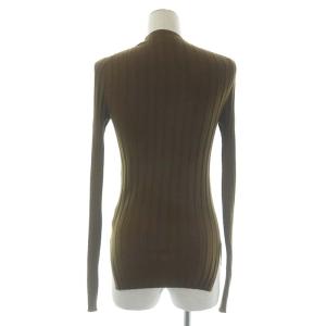 Acne Studios CARINA MERINO ウール リブニット セーター プルオーバー 長袖 S カーキブラウン