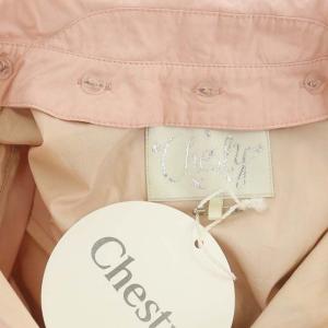 Chesty 22SS すずらんチュールワンピース フレア ロング 刺繍 半袖 0 ピンク