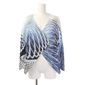 PLEATS PLEASE ISSEY MIYAKE 総柄プリーツカーディガン 03 マルチカラー