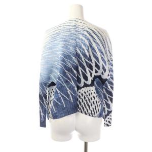 PLEATS PLEASE ISSEY MIYAKE 総柄プリーツカーディガン 03 マルチカラー