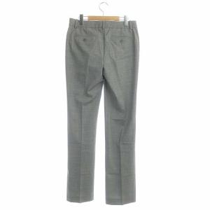 Theory スラックスパンツ ストレート センタープレス ウール 4 グレー