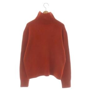 MARGARET HOWELL カシミヤニットタートルネックニット セーター 長袖 2 オレンジ