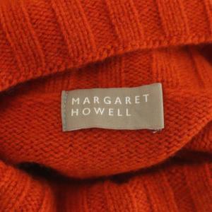 MARGARET HOWELL カシミヤニットタートルネックニット セーター 長袖 2 オレンジ