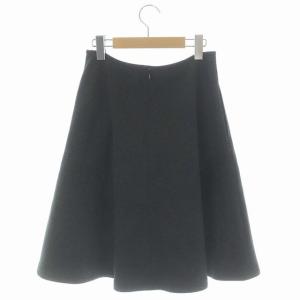 M'S GRACY フレアスカート ミモレ丈 40 グレー