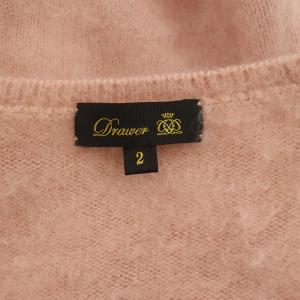 Drawer カシミアニット セーター 七分袖 ドルマンスリーブ 2 ピンク