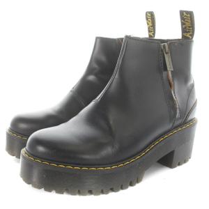 Dr.Martens ROMETTY2 サイドジップ チェルシーブーツ ショート レザー UK5 24cm ブラック