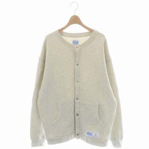 Cosby別注 WEB限定 スナップカーディガン スウェット ロング 裏起毛 長袖 F ライトグレー