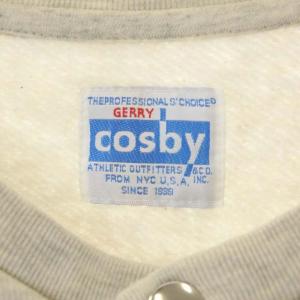FREAK'S STORE Cosby別注 WEB限定 スナップカーディガン スウェット ロング 裏起毛 長袖 F ライトグレー