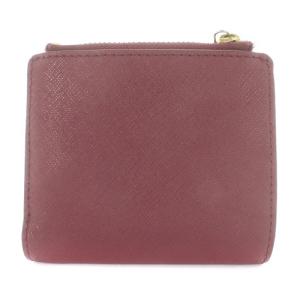 TORY BURCH 財布 レザー 二つ折り ウォレット ロゴ エンジ