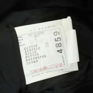 sacai MA-1 ニット ブルゾン クルーネック 長袖 総裏地 プルオーバー 2 ブラック