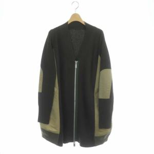 sacai 21AW ナイロンツイルカーディガン ニット切替 2 マルチカラー