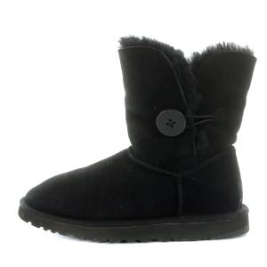 UGG australia Bailey Button ムートンブーツ ショートブーツ 25cm ブラック 5803