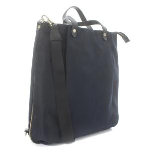 russet Biz Series ショルダーバッグ ハンドバッグ 2way ナイロン ネイビー
