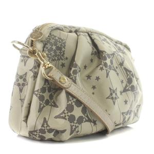 russet 星柄ショルダーバッグ チャーム付き Others 黄緑 グリーン