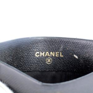 CHANEL ココマーク カードケース 名刺入れ レザー ブラック