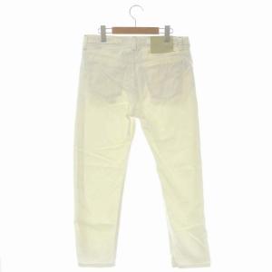 JACOB COHEN ストレッチコットン 5P デニムパンツ ジーンズ テーパード ボタンフライ 32 白 ホワイト PW688