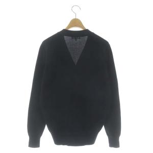 HYKE Vネックニットカーディガン 長袖 前開き 1 ダークネイビー