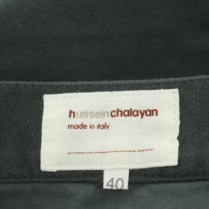 Chalayan ラップスカート ミニ タイト 40 ダークグレー
