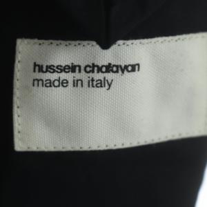 Chalayan コート シングル ショート丈 ウール カシミヤ混 40 ブラック