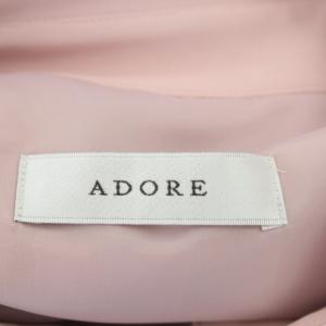 ADORE 21AW ドライタッチジョーゼットブラウス 38 ピンク