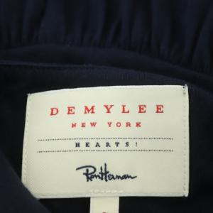 Ron Herman × デミリー DEMYLEE ノースリーブ ティアード ワンピース ロング S 紺 ネイビー