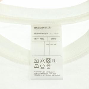 MADISONBLUE 21SS TYPOGRAPHY TEE Tシャツ カットソー 長袖 ロゴ 00 ホワイト