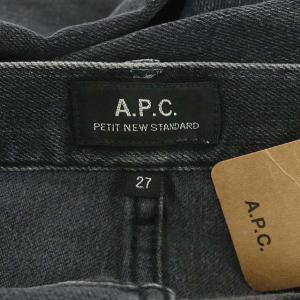 A.P.C. Petit New Standard デニムパンツ USED加工 ストレッチ ボタンフライ 27