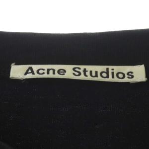 Acne Studios Cylea Emboss Tシャツ カットソー プルオーバー 半袖 ロゴ XXS 黒 ブラック