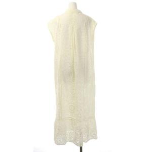 Ameri VINTAGE 21SS EYELET LACE SHIRT DRESS レース シャツドレス ワンピース Iライン フレンチスリーブ シアー