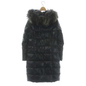 DUVETICA 11A ALIA ダウンコート ナイロン ラクーンファー 40 ブラック