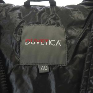 DUVETICA 11A ALIA ダウンコート ナイロン ラクーンファー 40 ブラック