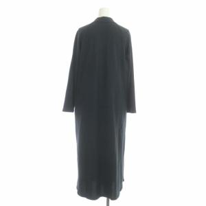 SEYA. POLO JERSEY DRESS ワンピース ロング 長袖 スキッパー XS グレイッシュグリーン