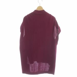 ADORE 20AW ドライコットンニットトップス セーター フレンチスリーブ ハイネック 38 紫 パープル