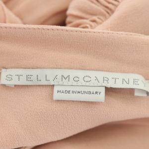 STELLA McCARTNEY シルクプリーツスカート ロング ギャザー フィッシュテール シルク 42 スモーキーピンク