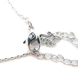 SWAROVSKI Infinity ネックレス ストーン シルバー色