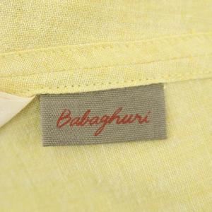 JURGEN LEHL Babaghuri シャツ ワンピース ロング バンドカラー 長袖 M  イエロー