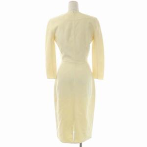 CELINE ワンピース 長袖 ロング Vネック アイボリー