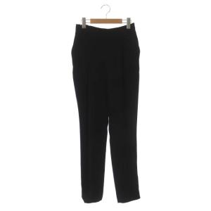 イージーパンツ テーパード タック 40 ブラック