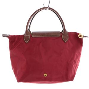 Longchamp ル プリアージュ S ナイロンバッグ ハンドバッグ トートバッグ 赤 レッド 茶色 ブラウン