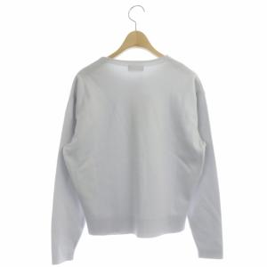 TOMORROWLAND キュプラスムース クルーネックカーディガン ニット 長袖 S ライトブルー