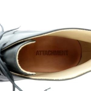 ATTACHMENT レースアップシューズ レザー 42 26cm ブラック AD