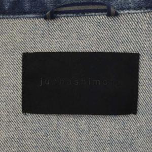 junhashimoto G SHIRT クラッシュ加工 デニム シャツ 長袖 4 ブルー