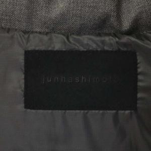junhashimoto フーデッド ダウンベスト ジップアップ 4 グレー