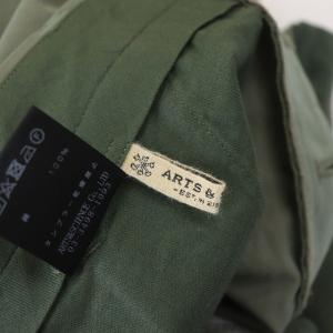 ARTS&SCIENCE コットンワイドパンツ テーパード ボタンフライ 1 カーキ