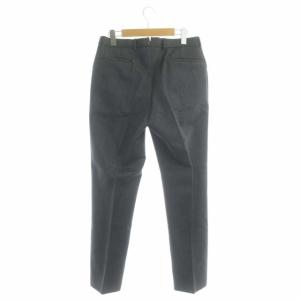 INCOTEX ウール テーパードパンツ スラックス 46 グレー ブラック