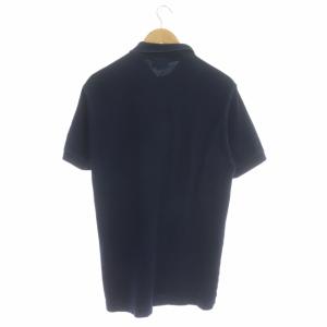 LACOSTE インディゴ ポロシャツ 半袖 コットン US M 紺 ネイビー