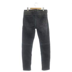 Neil Barrett SKINNY FIT ストレッチ バイカー デニムパンツジーンズ テーパード スリム 29 ブラック