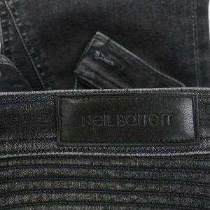 Neil Barrett SKINNY FIT ストレッチ バイカー デニムパンツジーンズ テーパード スリム 29 ブラック
